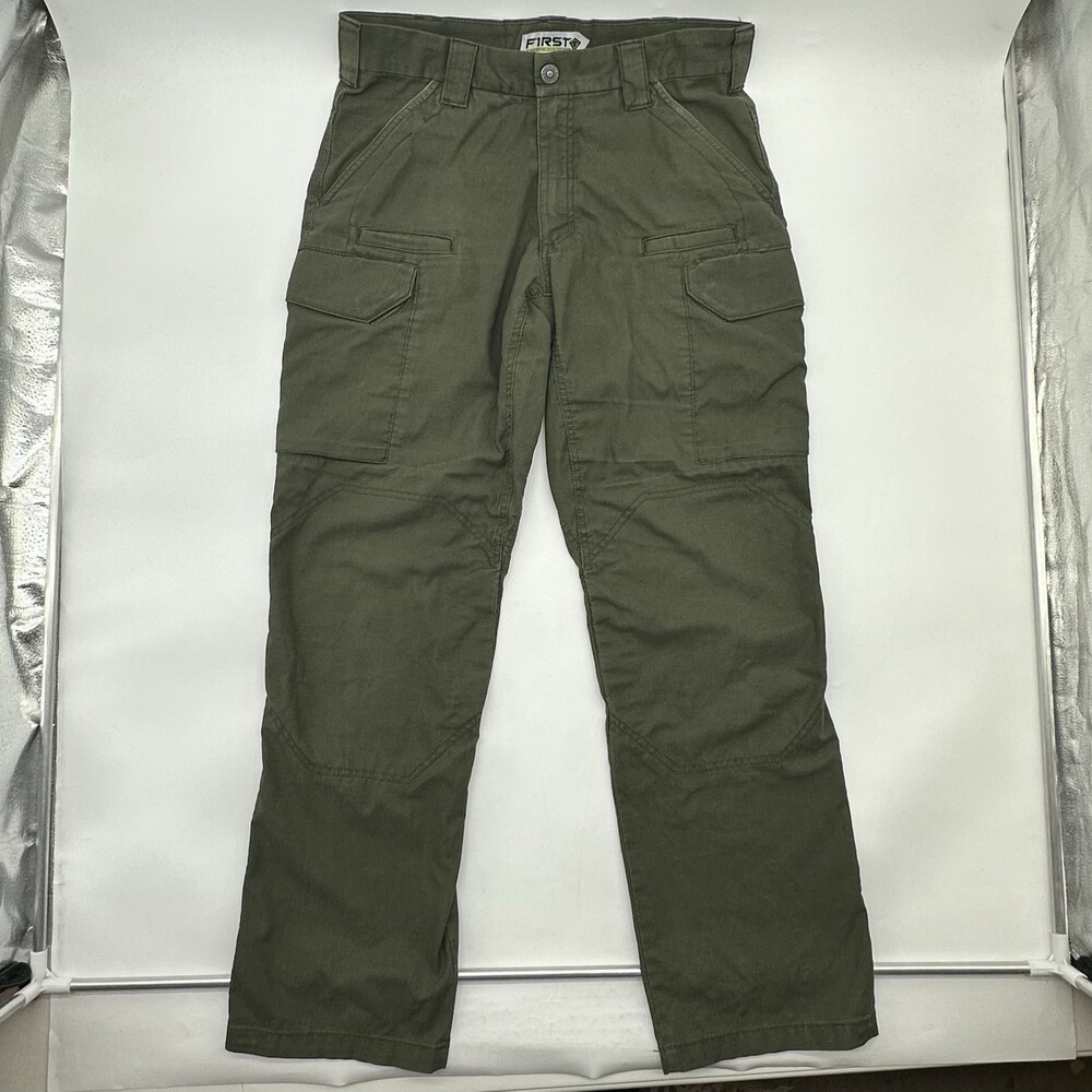 First Tactical V2 Men's Size 34x32 OD Green Ripstop Hunting Cargo Tactical Pants